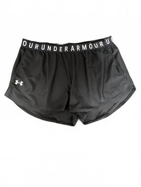Under Armour Athletic Running Shorts in Black - XXL